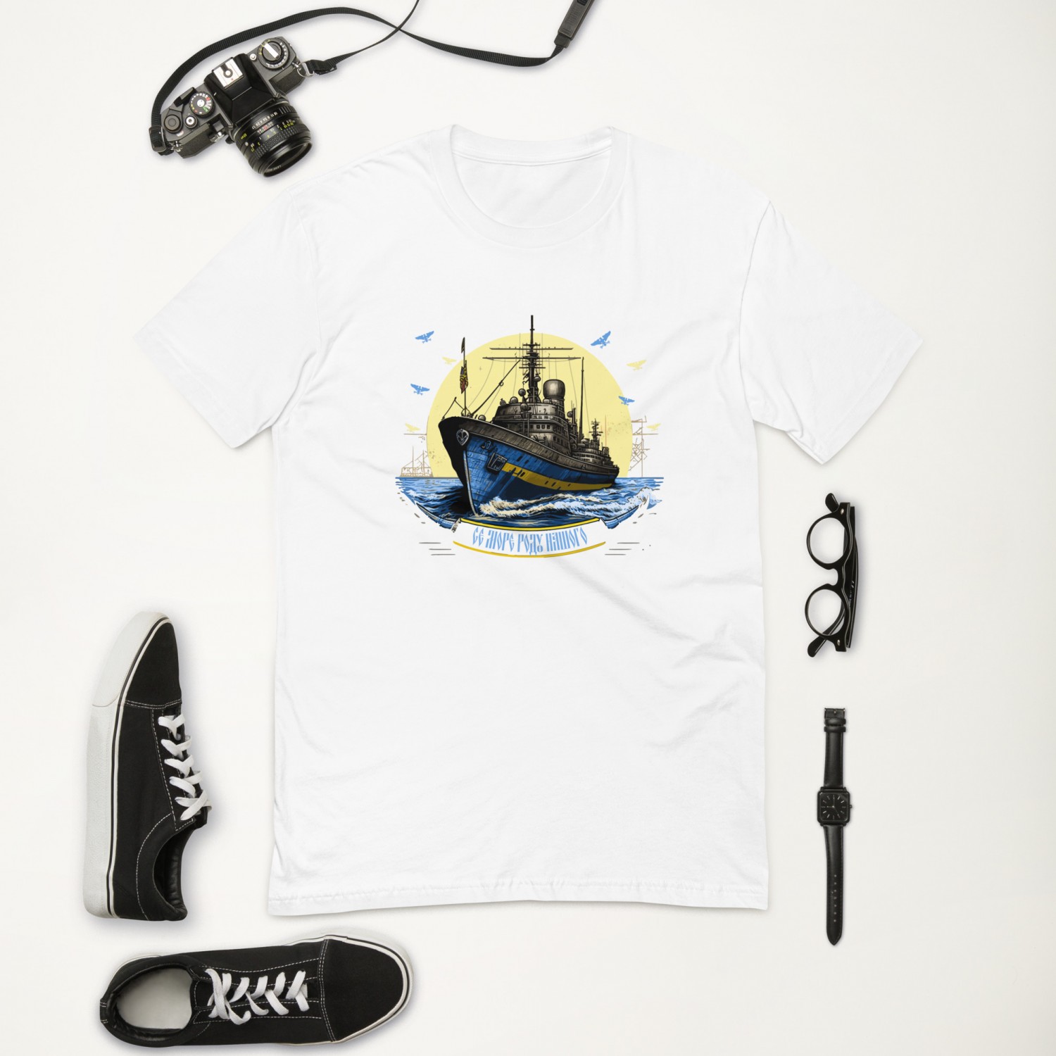 Купить футболку з Кораблем та морем